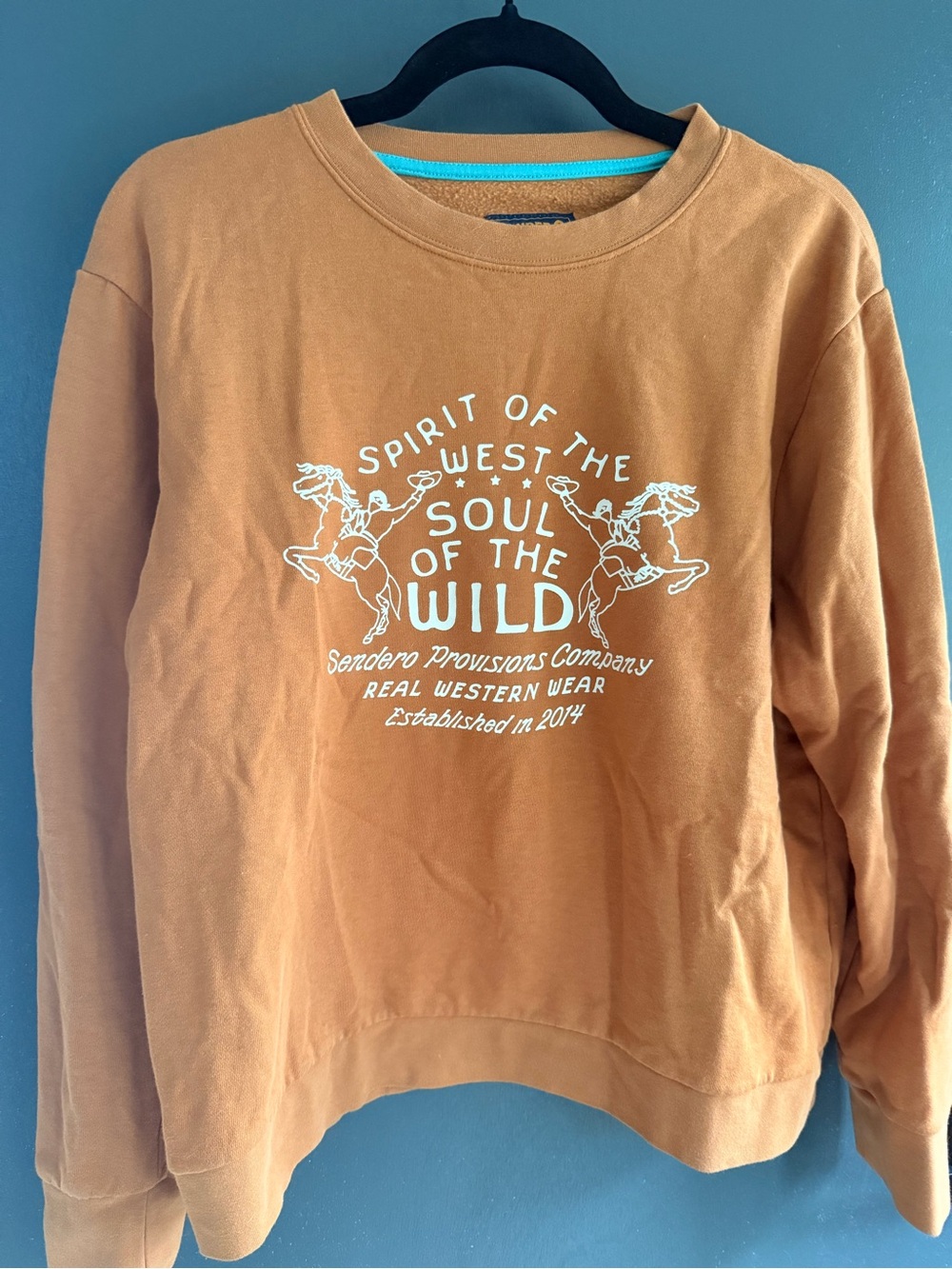 Women’s Tan 'Soul of the Wild' Pullover Crew Sweatshirt Sendero L